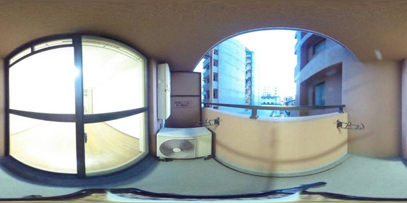 パノラマ画像バルコニー