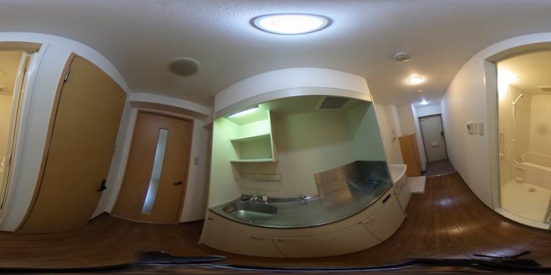 パノラマ画像キッチン