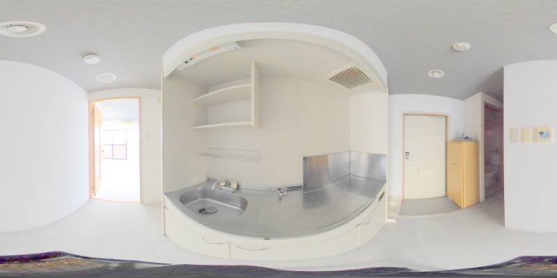 パノラマ画像キッチン