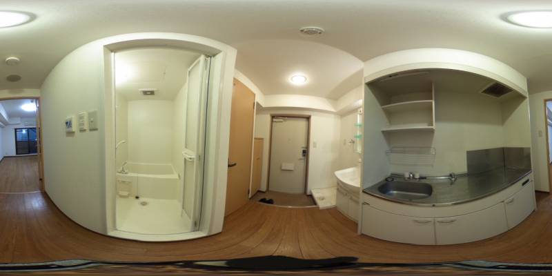 パノラマ画像キッチン