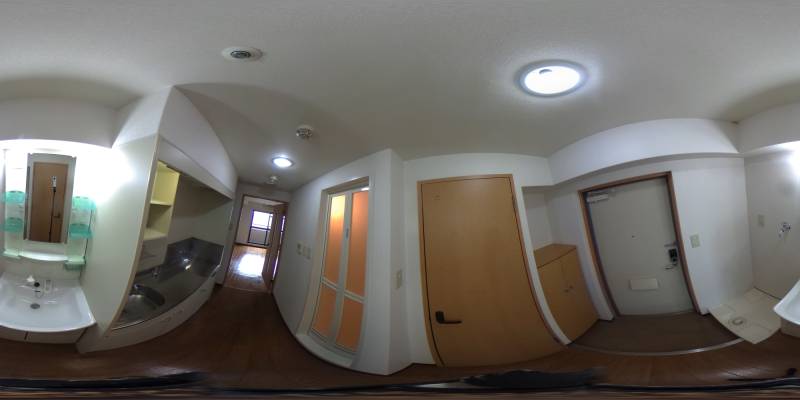 パノラマ画像洗面所