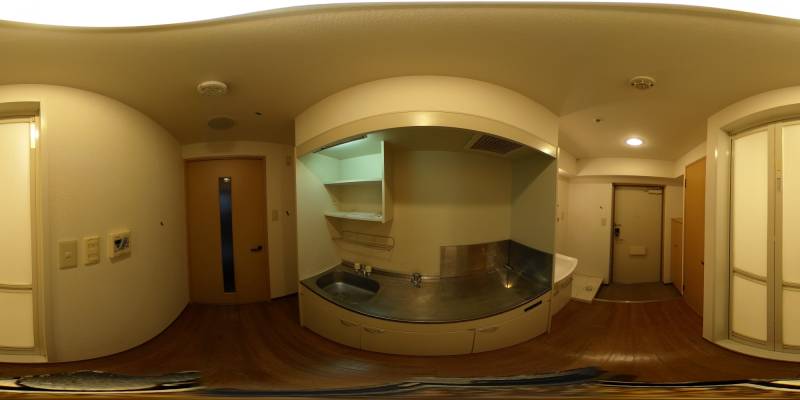 パノラマ画像キッチン