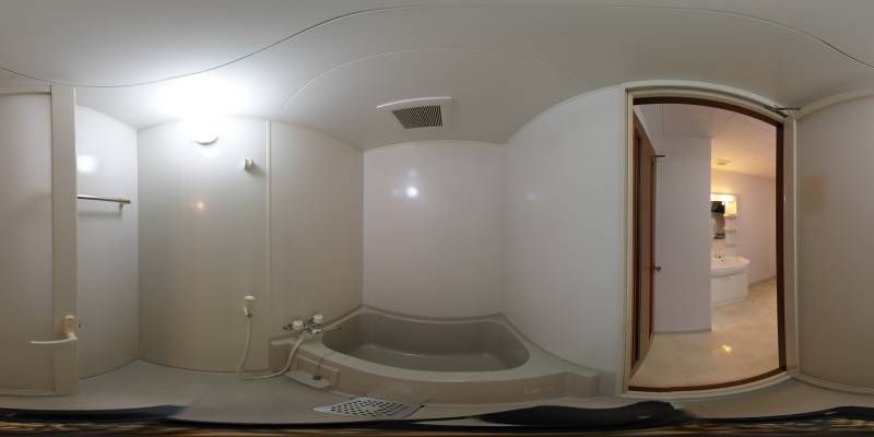 パノラマ画像バスルーム