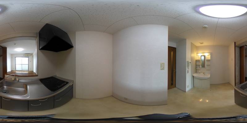 パノラマ画像キッチン