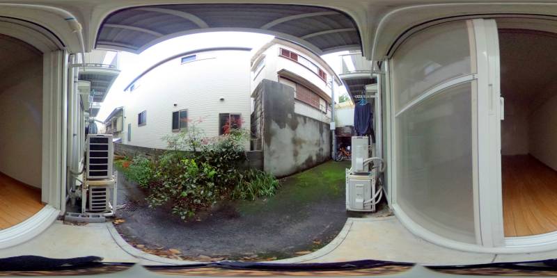 パノラマ画像バルコニー