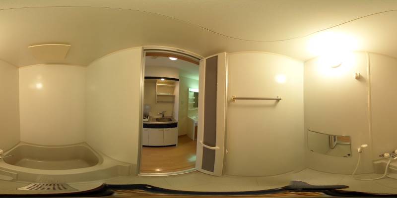 パノラマ画像バスルーム