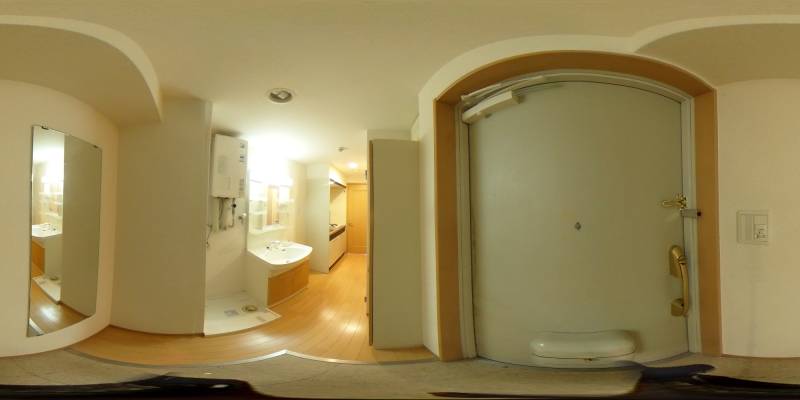 パノラマ画像玄関