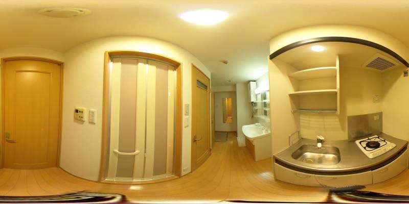 パノラマ画像キッチン