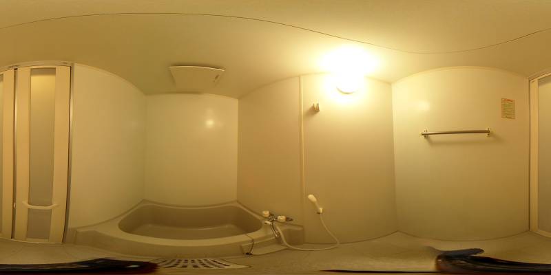 パノラマ画像バスルーム