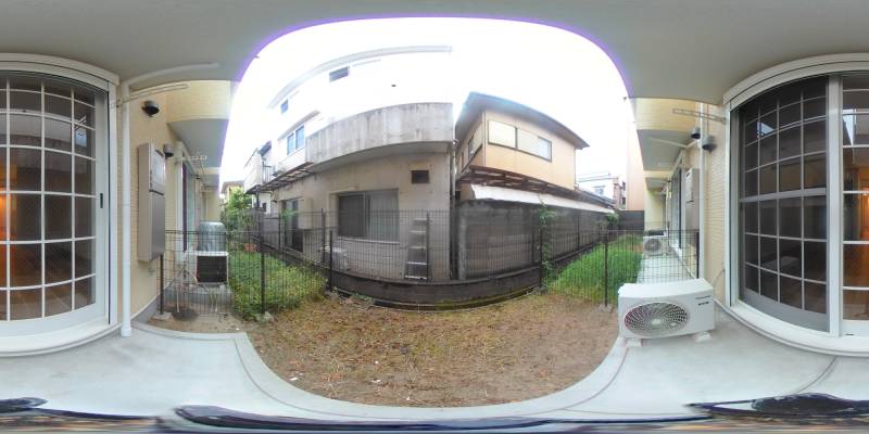 パノラマ画像庭