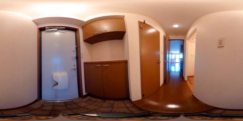 パノラマ画像玄関