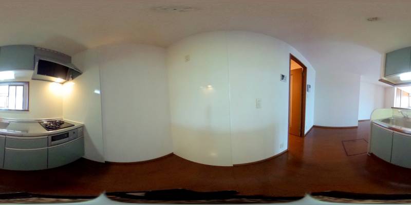 パノラマ画像キッチン