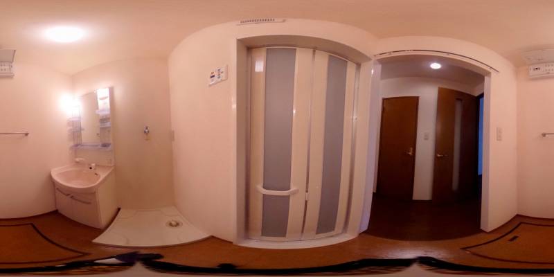 パノラマ画像洗面所