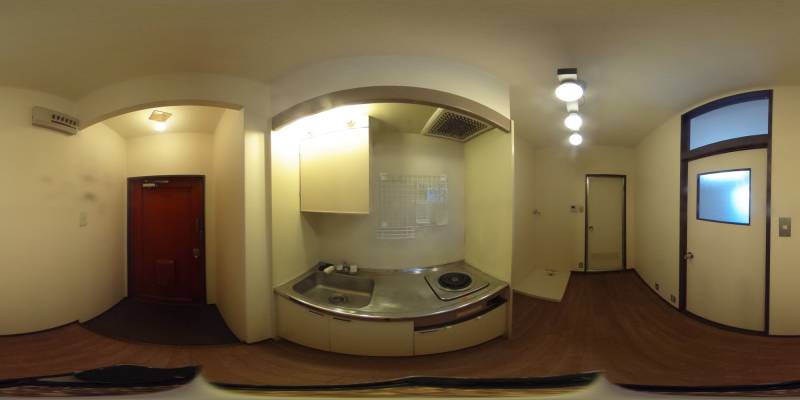 パノラマ画像キッチン