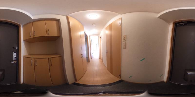 パノラマ画像玄関