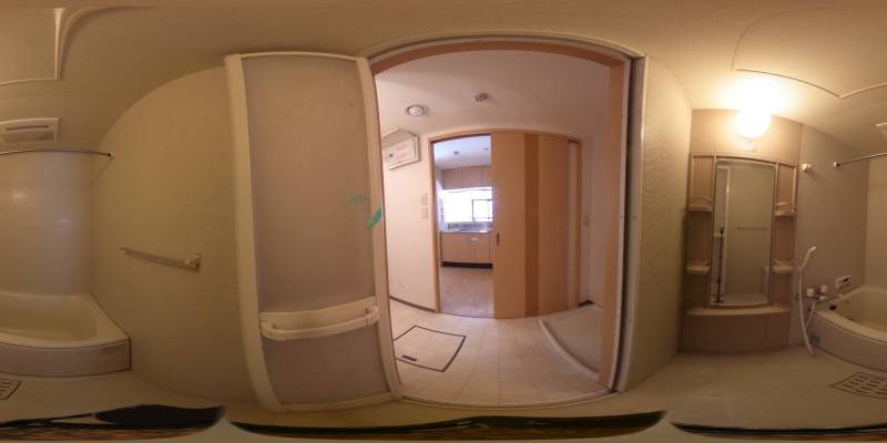パノラマ画像バスルーム