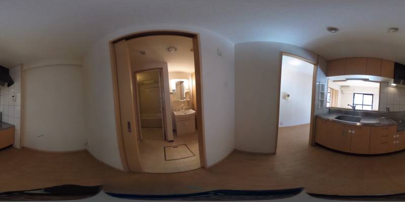 パノラマ画像キッチン