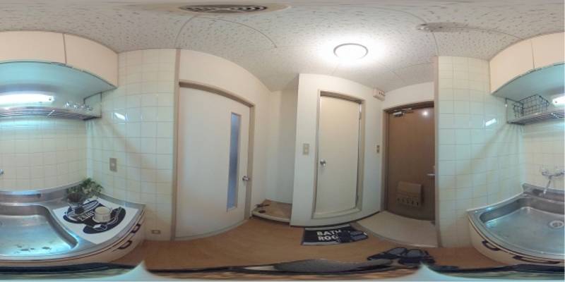 パノラマ画像キッチン