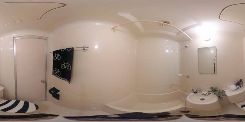 パノラマ画像バスルーム