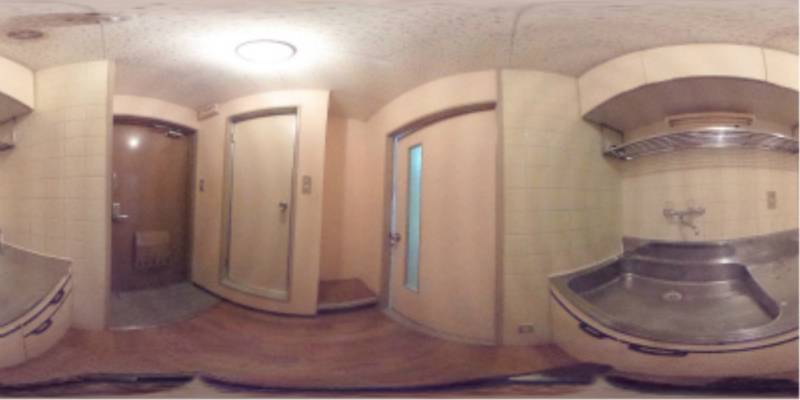 パノラマ画像キッチン