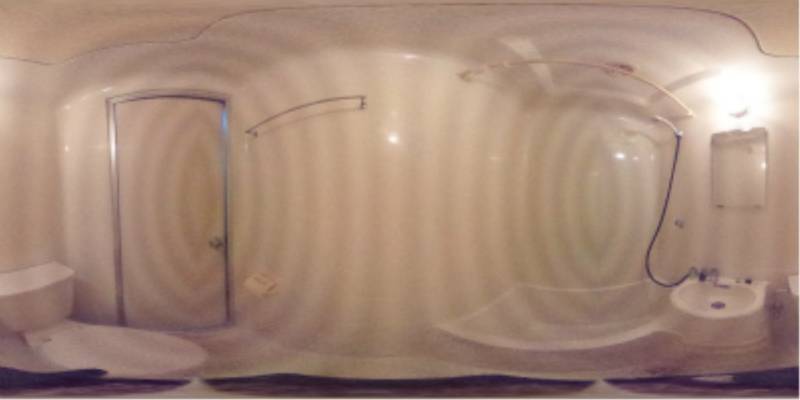 パノラマ画像バスルーム