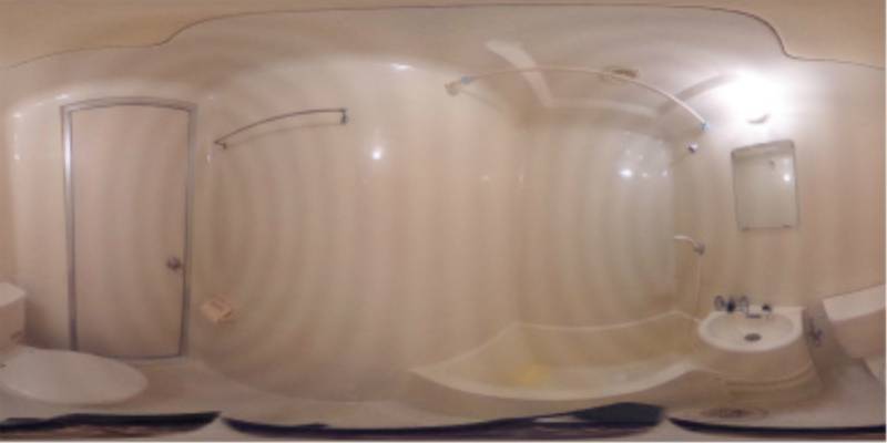 パノラマ画像バスルーム