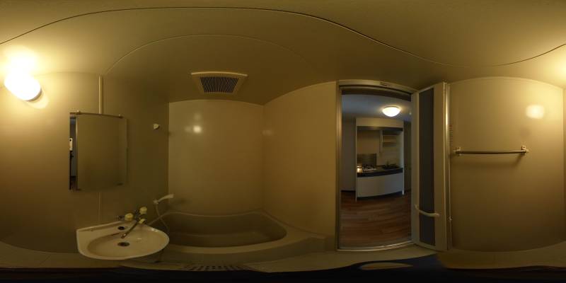 パノラマ画像バスルーム