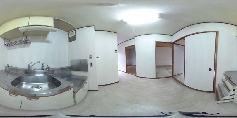 パノラマ画像キッチン