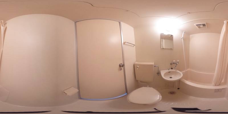 パノラマ画像バスルーム