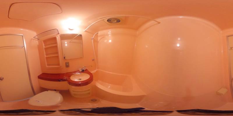 パノラマ画像バスルーム