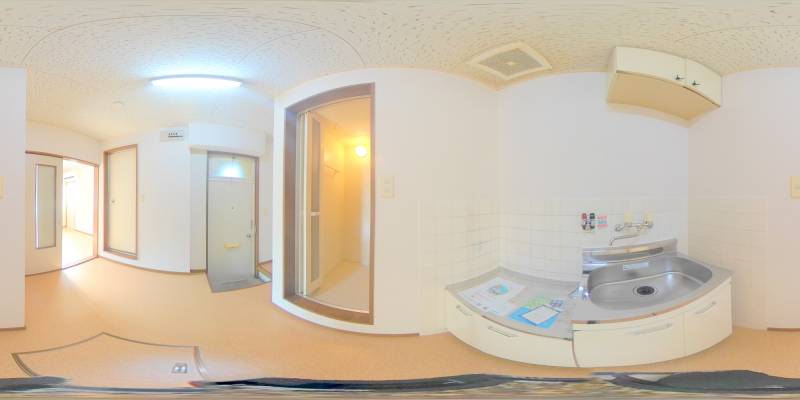 パノラマ画像キッチン