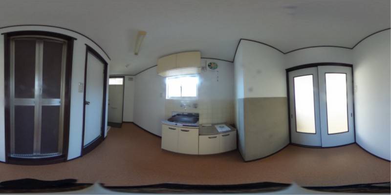 パノラマ画像キッチン