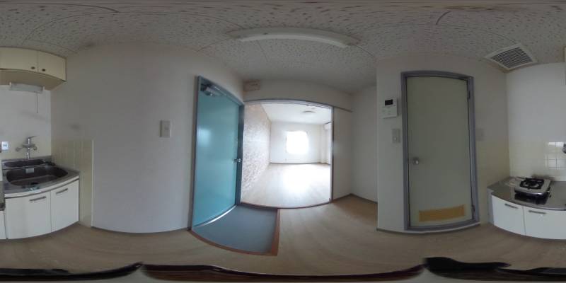 パノラマ画像キッチン