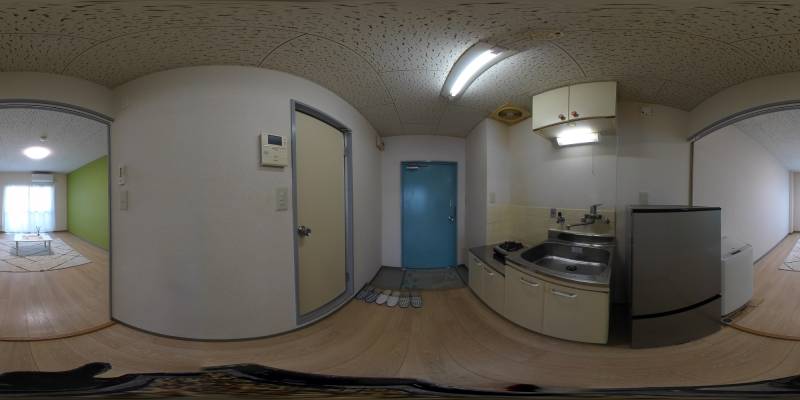 パノラマ画像キッチン