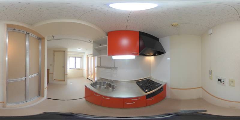 パノラマ画像キッチン