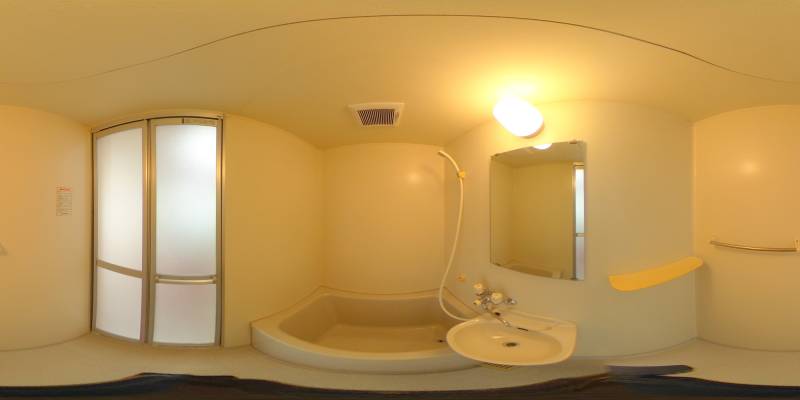 パノラマ画像バスルーム