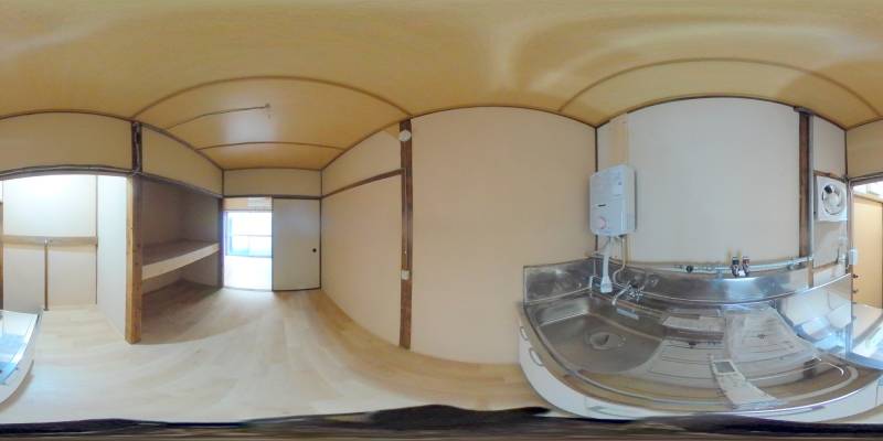 パノラマ画像キッチン