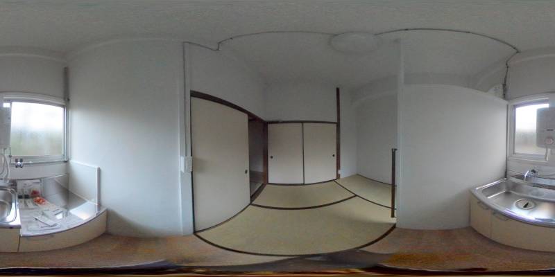 パノラマ画像キッチン