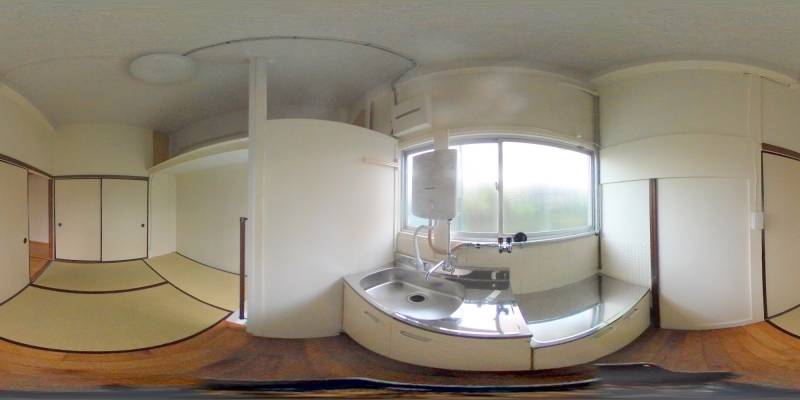 パノラマ画像キッチン