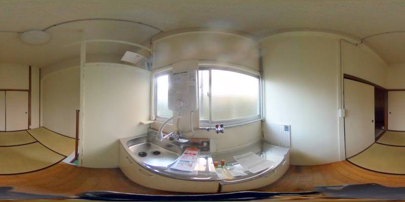 パノラマ画像キッチン
