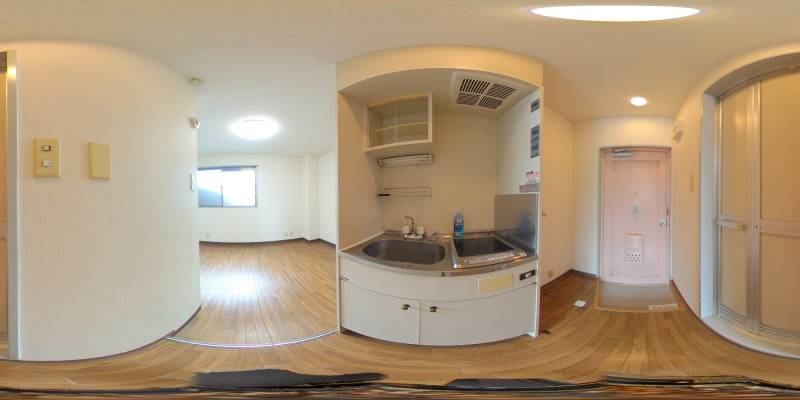 パノラマ画像キッチン
