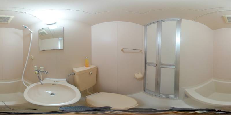 パノラマ画像バスルーム