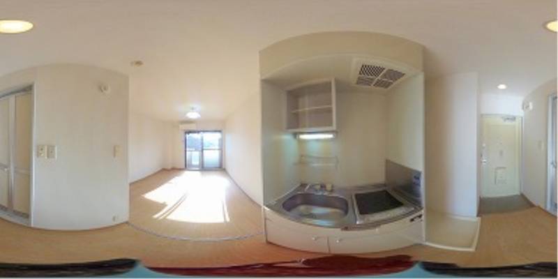 パノラマ画像キッチン