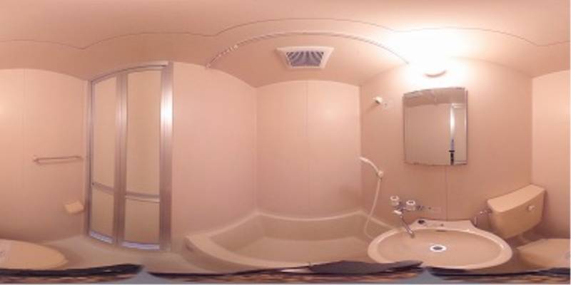 パノラマ画像バスルーム