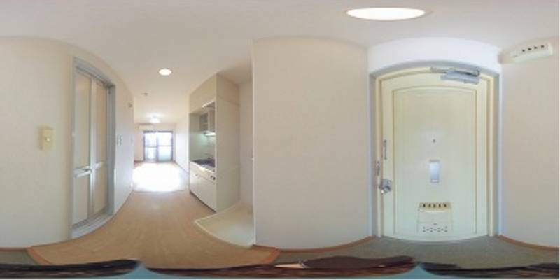 パノラマ画像玄関