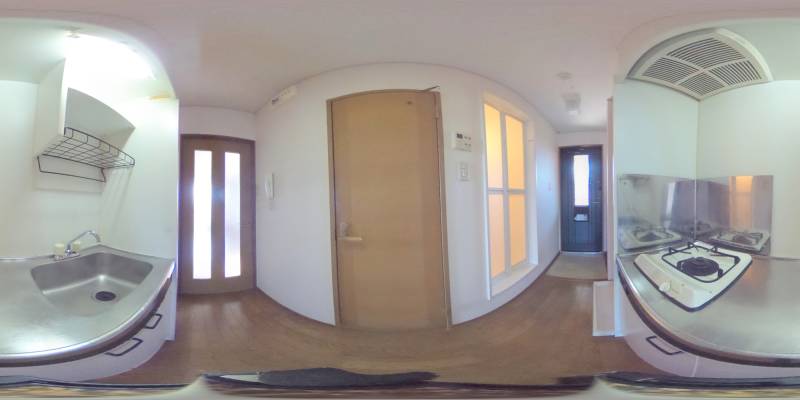 パノラマ画像キッチン