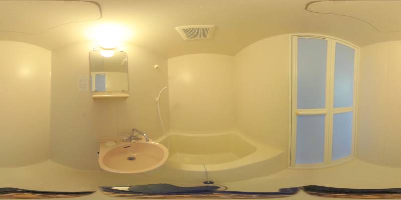 パノラマ画像バスルーム