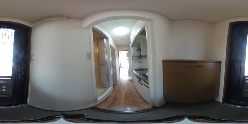 パノラマ画像玄関