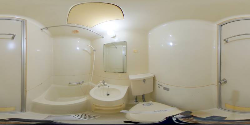 パノラマ画像バスルーム