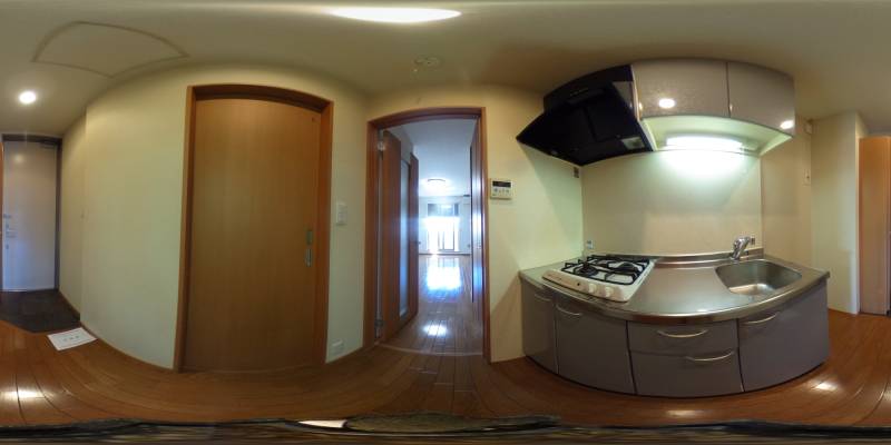 パノラマ画像キッチン